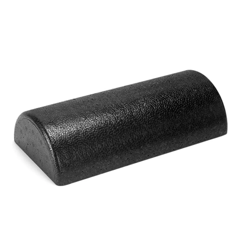 Rolo Yoga Meio Redondo Alta Densidade 30cm Bege - Imagem 2