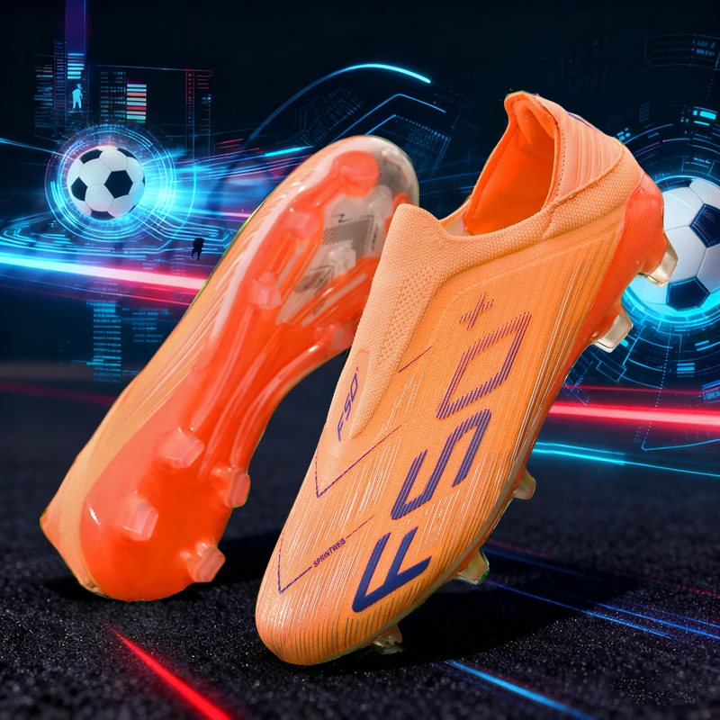 Chuteira Masculina Futsal Antiderrapante Cano Alto Azul - Imagem 6
