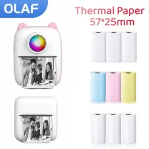 rolo papel térmico adesivo 57mm