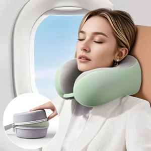 almofada de pescoço em u para viagem