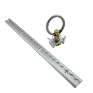 trilho l-track alumínio 0.5m