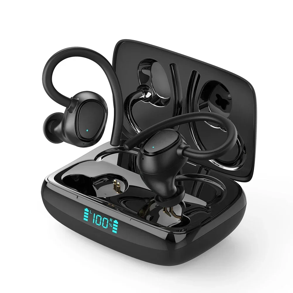 Fone de Ouvido Bluetooth Esportivo IPX7 Gancho de Orelha - Imagem 6