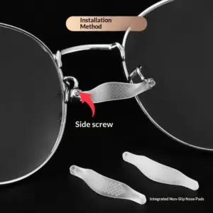 almofadas de silicone antiderrapantes para óculos