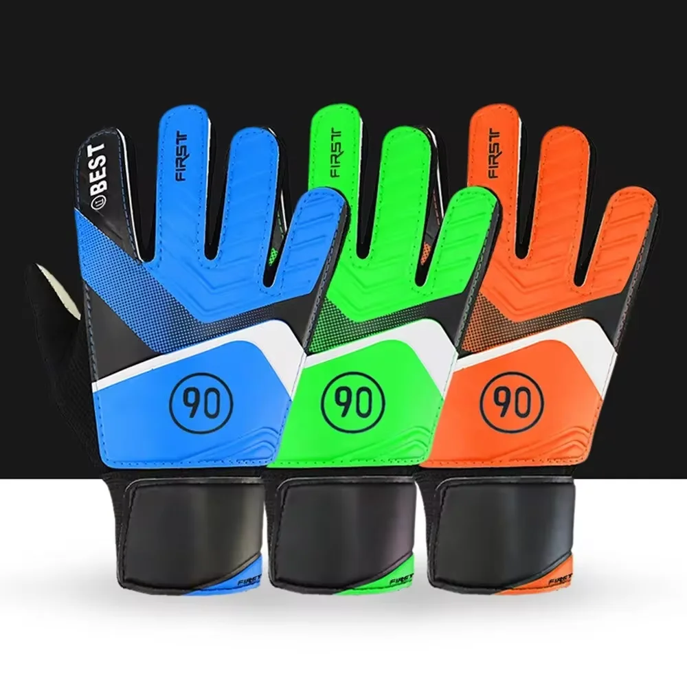 Luvas de Goleiro Infantil Látex Antiderrapante Vermelho - Imagem 2