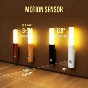 luz noturna led sensor movimento