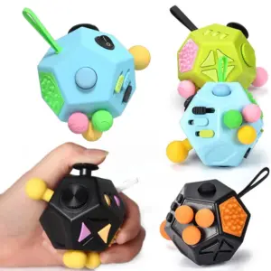 fidget cube 12 lados sensorial