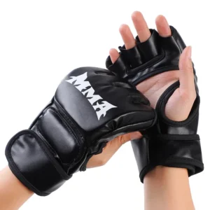 luvas de boxe meio dedo