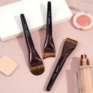 kit 3 pincéis maquiagem facial