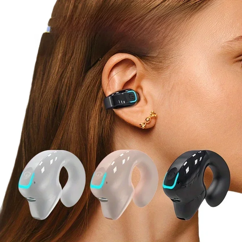 fone de ouvido condução óssea com clip