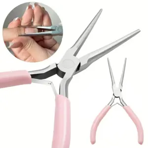 ferramenta para unhas cabo rosa