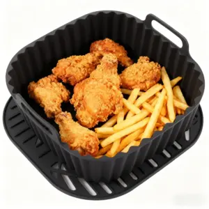 forro de silicone reutilizável para air fryer