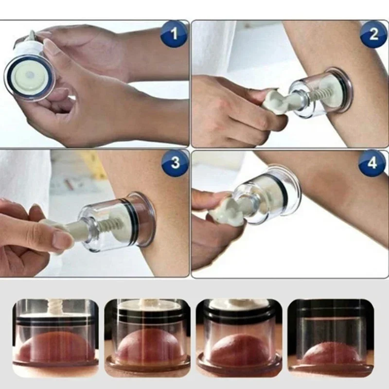 Massageador de Seios Ventosa Plástico para Massagem Cor Transparente - Imagem 4