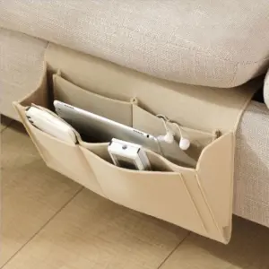 organizador de cama em feltro