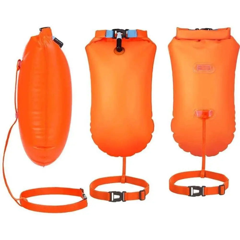 Boia de Natação com Cinto de Cintura e Bolsa de Ar Laranja - Imagem 5