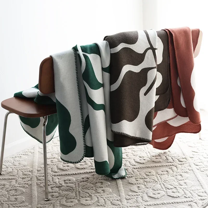 Cobertor Lance Jacquard Imitação Caxemira Vermelho - Imagem 2