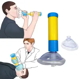 máscara de resgate anti-sufocação portátil
