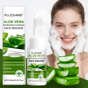 limpador facial mousse aloe vera