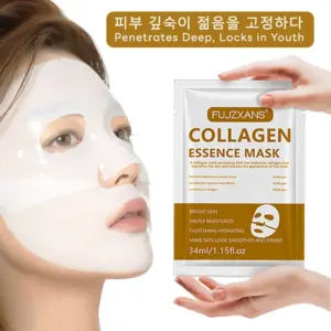 máscara facial noturna de colágeno