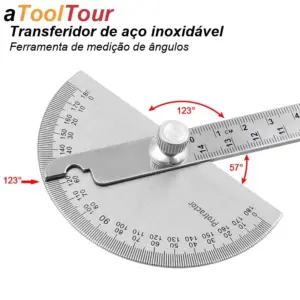 medidor de ângulo e transferidor
