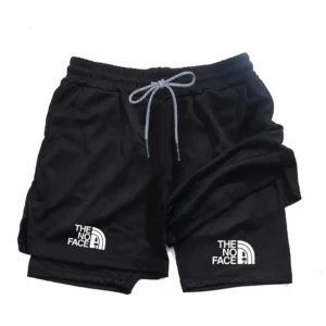 shorts esportivo masculino 2 em 1