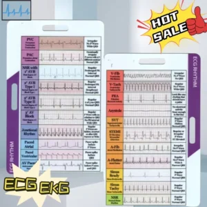 cartão de bolso para medição de ritmo ecg ekg