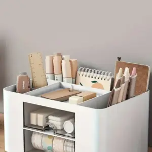 organizador de mesa com gavetas