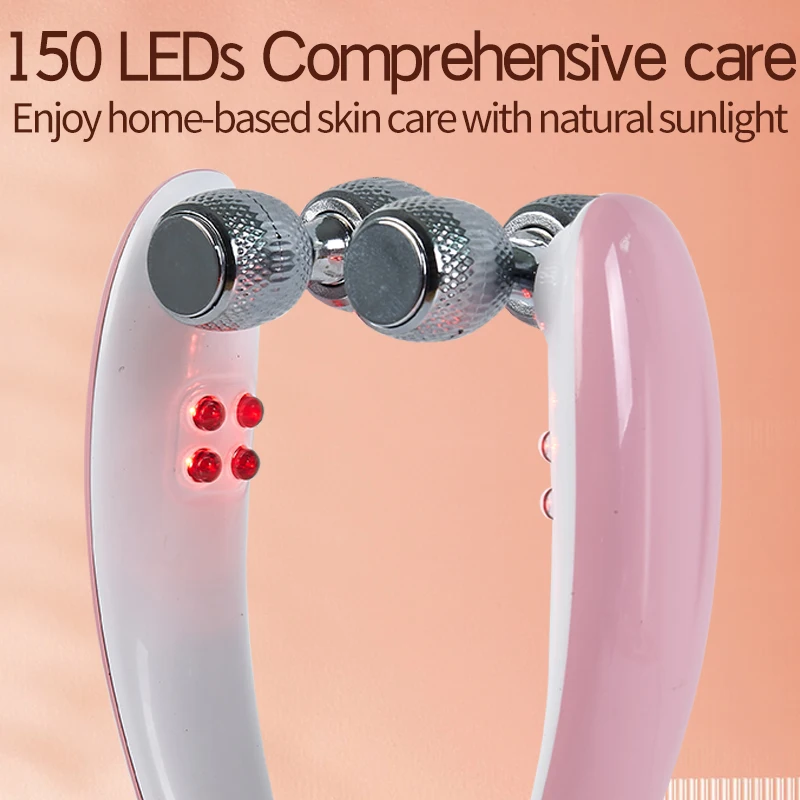 Massageador Facial Microelétrico Rosa - Imagem 2