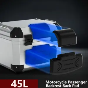 almofada encosto traseiro moto 45l
