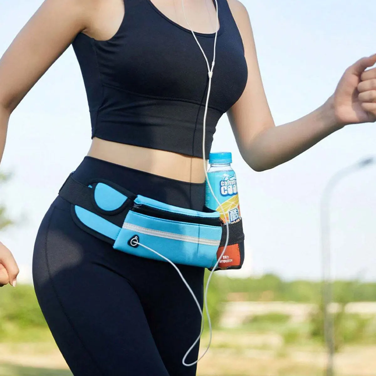 Bolsa de Cintura para Corrida Fitness - Variedade de Cores - Imagem 5