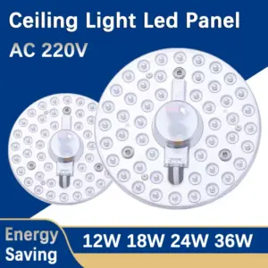 módulo led painel redondo luz de teto