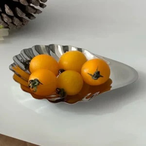 prato aço inoxidável concha