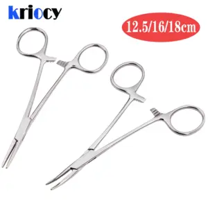 pinça hemostática aço inoxidável