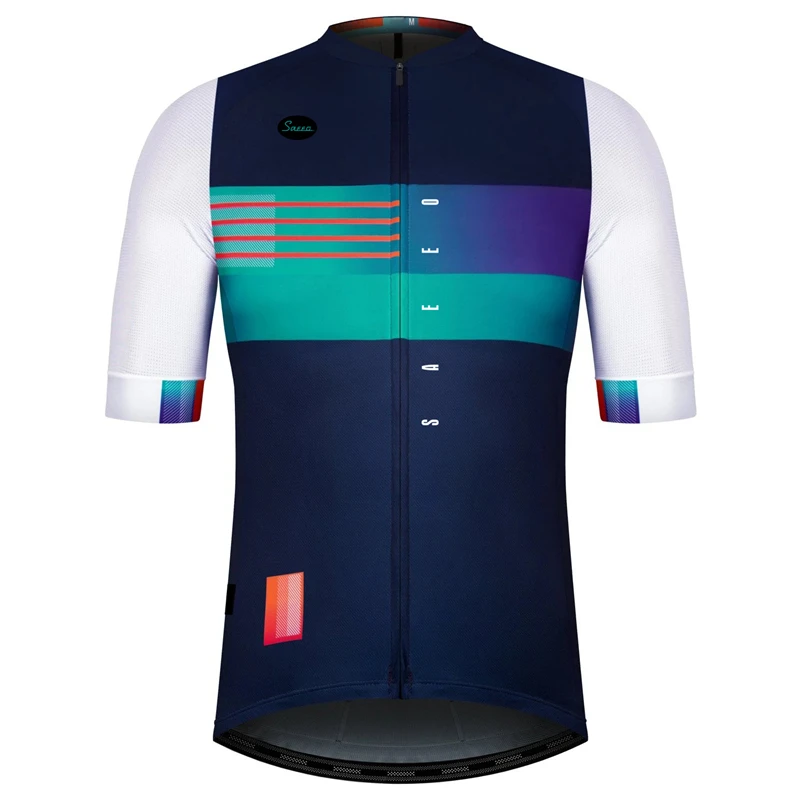 Roupa Ciclismo Masculina Jersey Manga Curta Respirável - Imagem 6