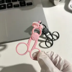 pinça de aço inoxidável para lentes de contato