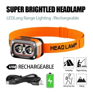 farol LED recarregável