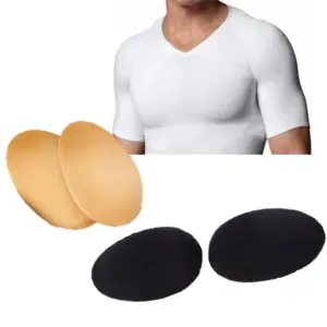 almofada muscular masculina de silicone