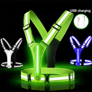 colete refletivo led usb