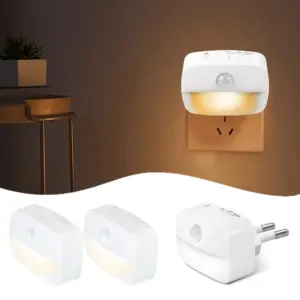 luz noturna led com sensor de movimento