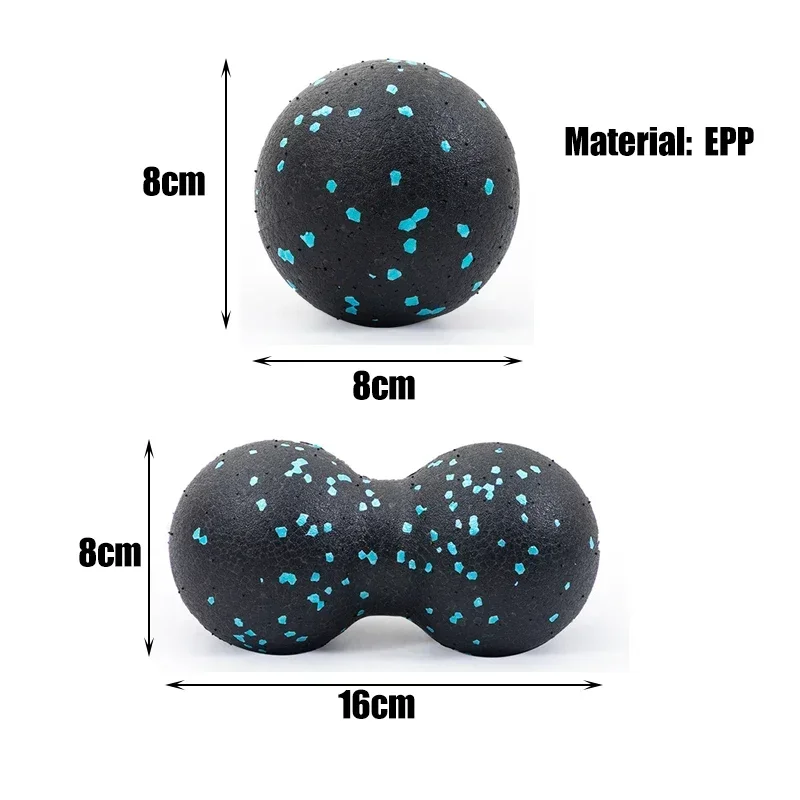 Bola de Massagem EPP 8cm para Relaxamento Muscular BRANCO - Imagem 6