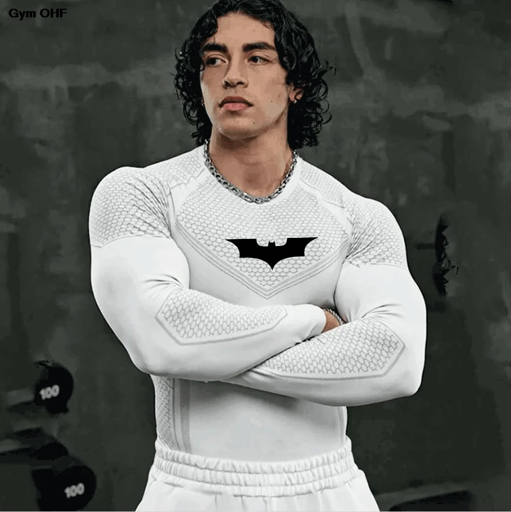Camiseta Compressão Masculina Treino Secagem Rápida Respirável - Imagem 6