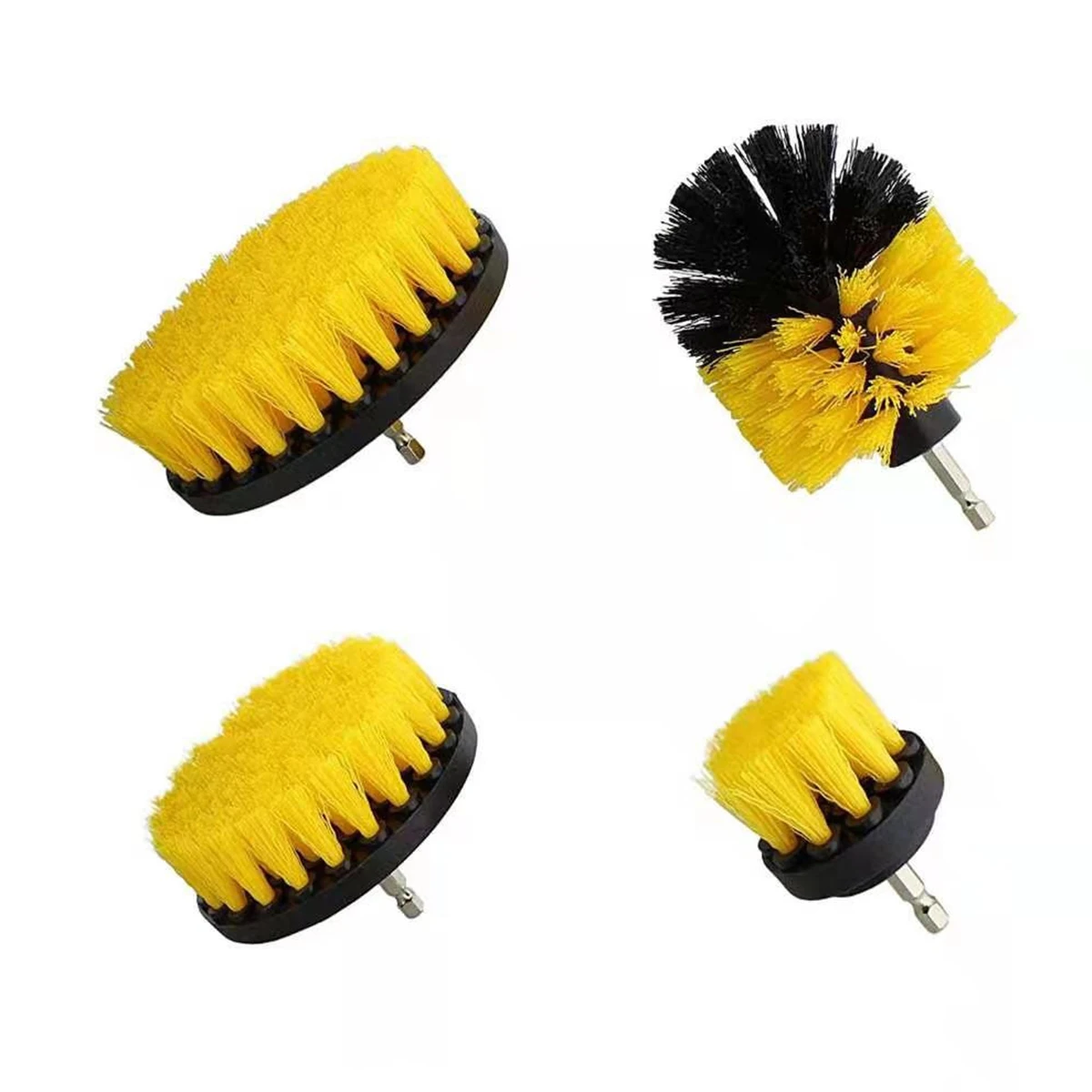 Kit Escova de Limpeza Elétrica para Broca Amarela Média - Imagem 2