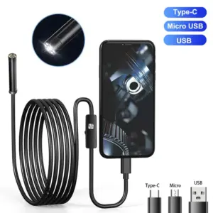 câmera endoscópica android 5.5mm