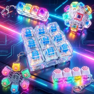 chaveiro de teclado led