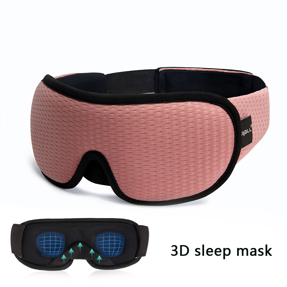 Nova Marca Máscara de Dormir 3D Bloqueia Luz Marrom - Imagem 2