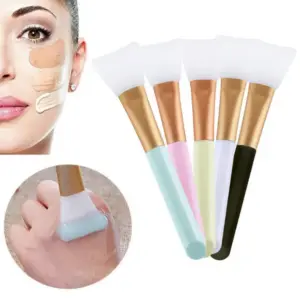 escova aplicadora facial de silicone