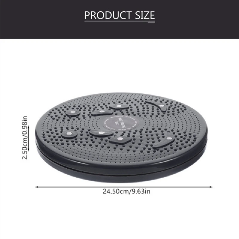 Disco de Torção para Cintura Fitness Balance Board Vermelho - Imagem 2