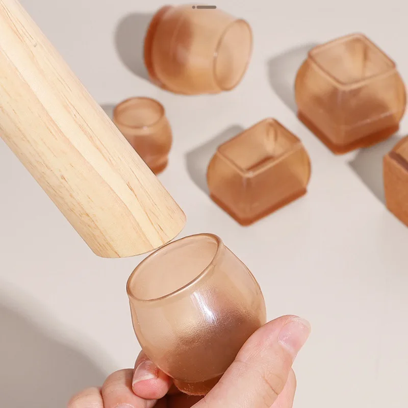 Protetor de Pés para Móveis em Silicone 16 peças Transparente - Imagem 3