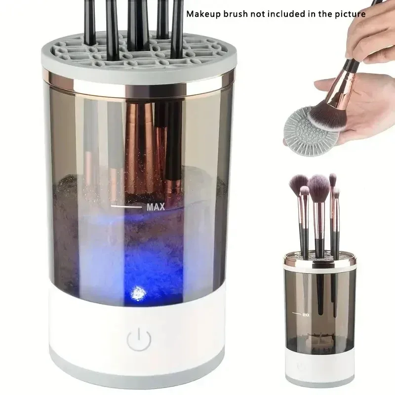 máquina limpeza pincéis maquiagem automática