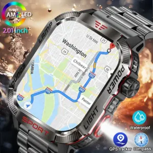 relógio inteligente smartwatch militar gps