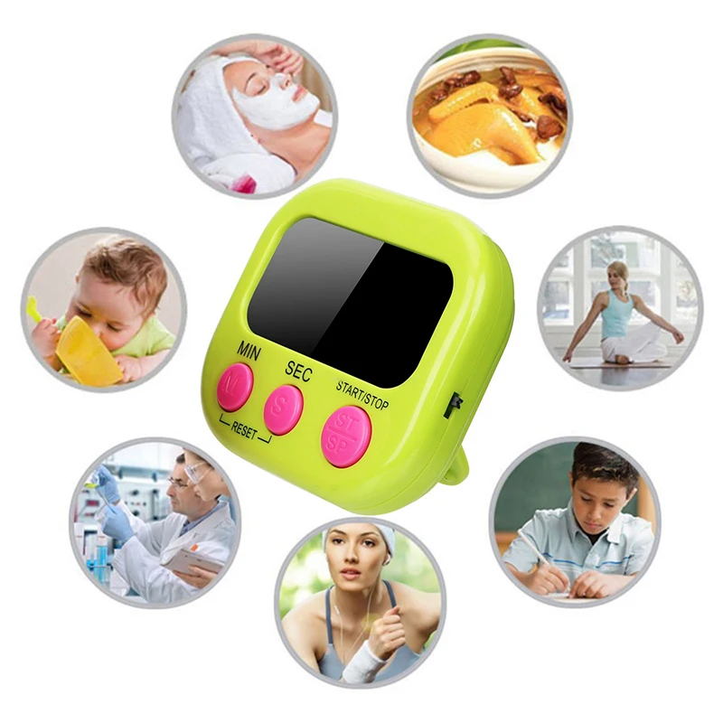 Temporizador Digital Magnético para Cozinha com Alarme - Imagem 2
